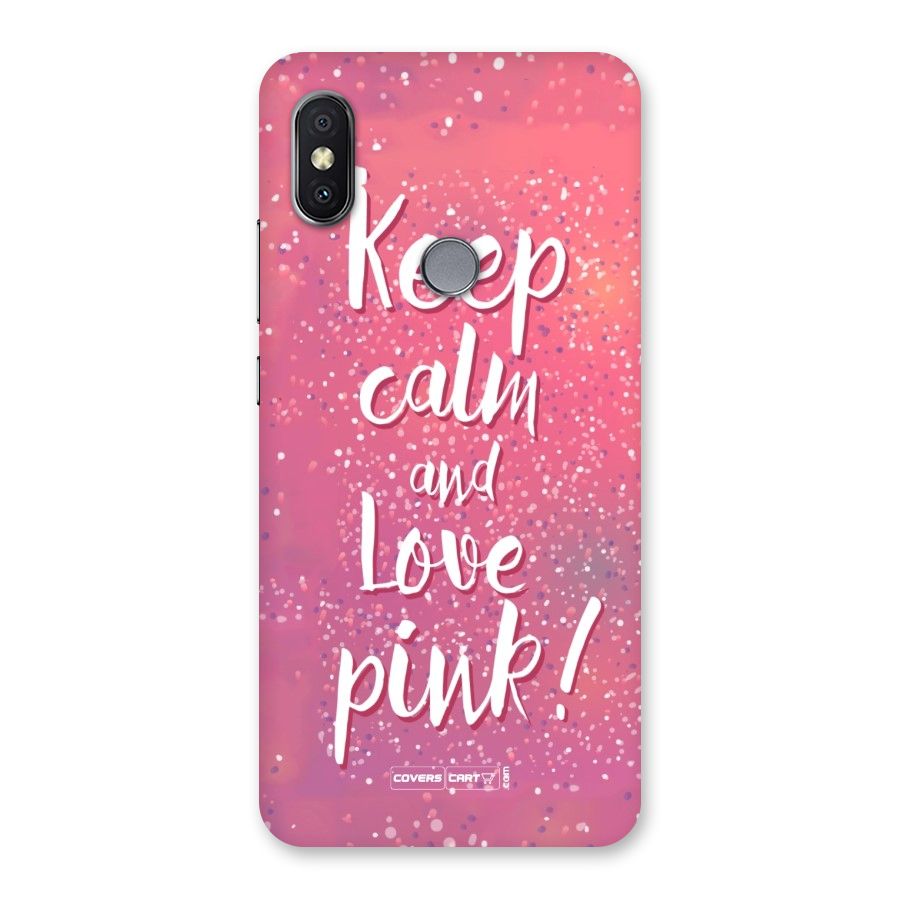 Love Pink Back Case for Redmi Y2