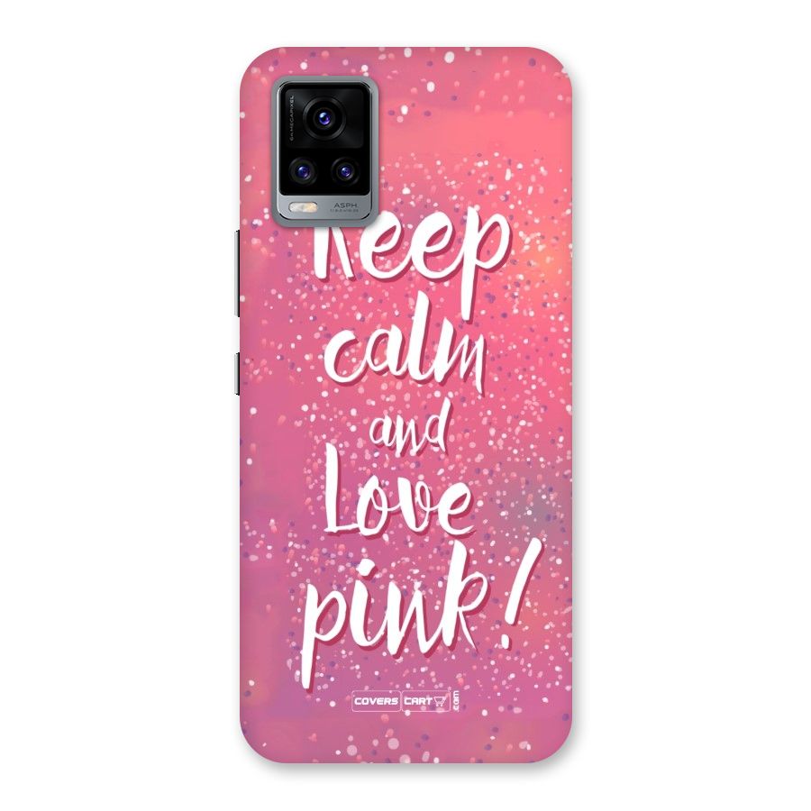 Love Pink Back Case for Vivo V20