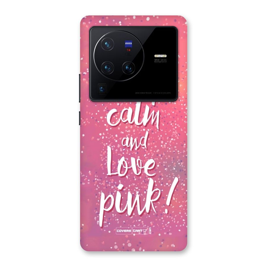 Love Pink Back Case for Vivo X80 Pro