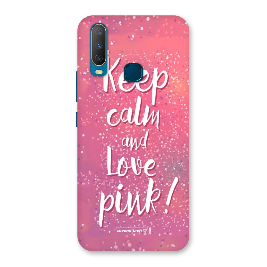 Love Pink Back Case for Vivo Y17