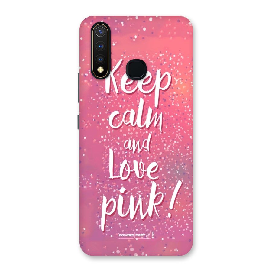 Love Pink Back Case for Vivo Y19