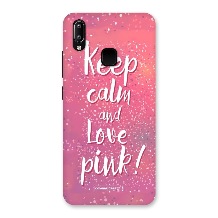 Love Pink Back Case for Vivo Y93