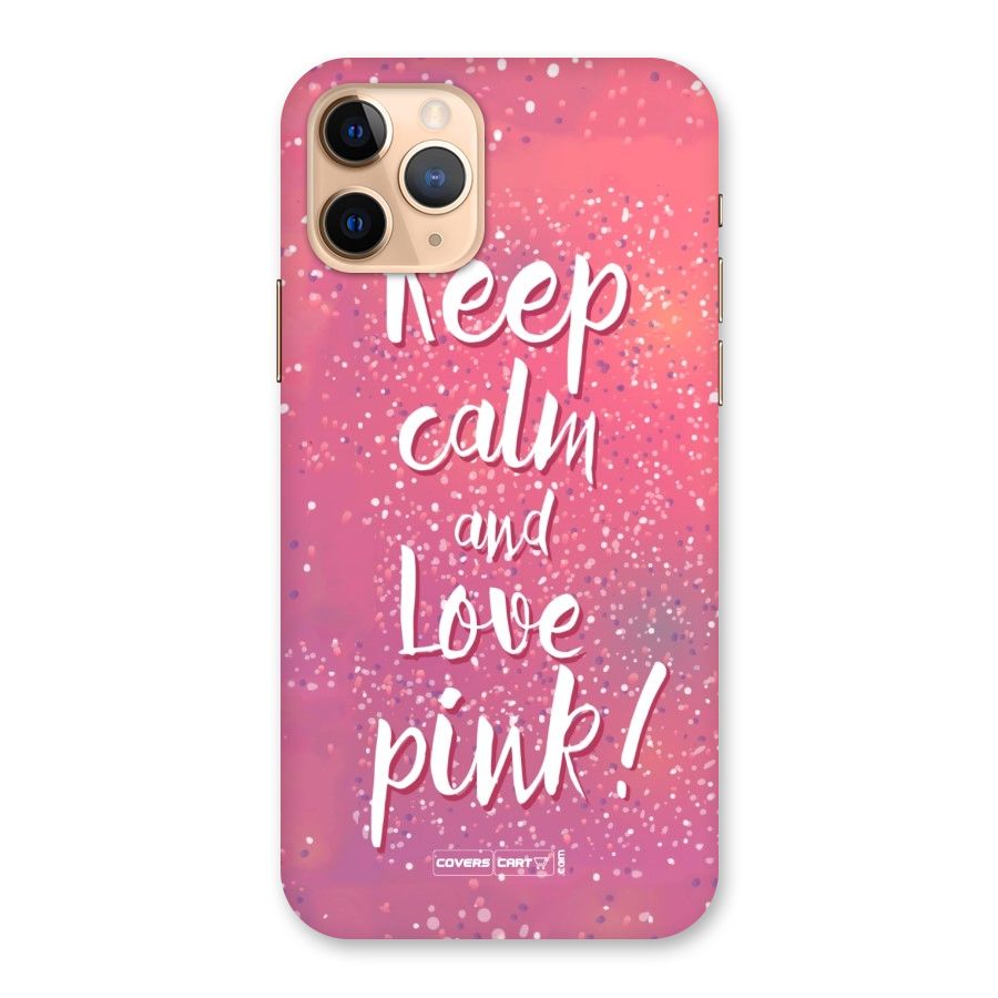 Love Pink Back Case for iPhone 11 Pro