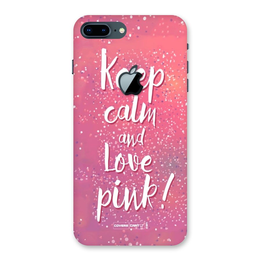 Love Pink Back Case for iPhone 7 Plus Apple Cut