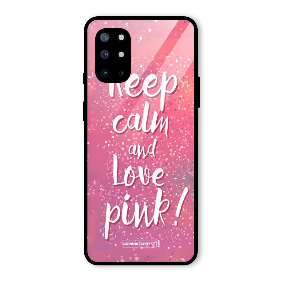 Love Pink Glass Back Case for OnePlus 8T
