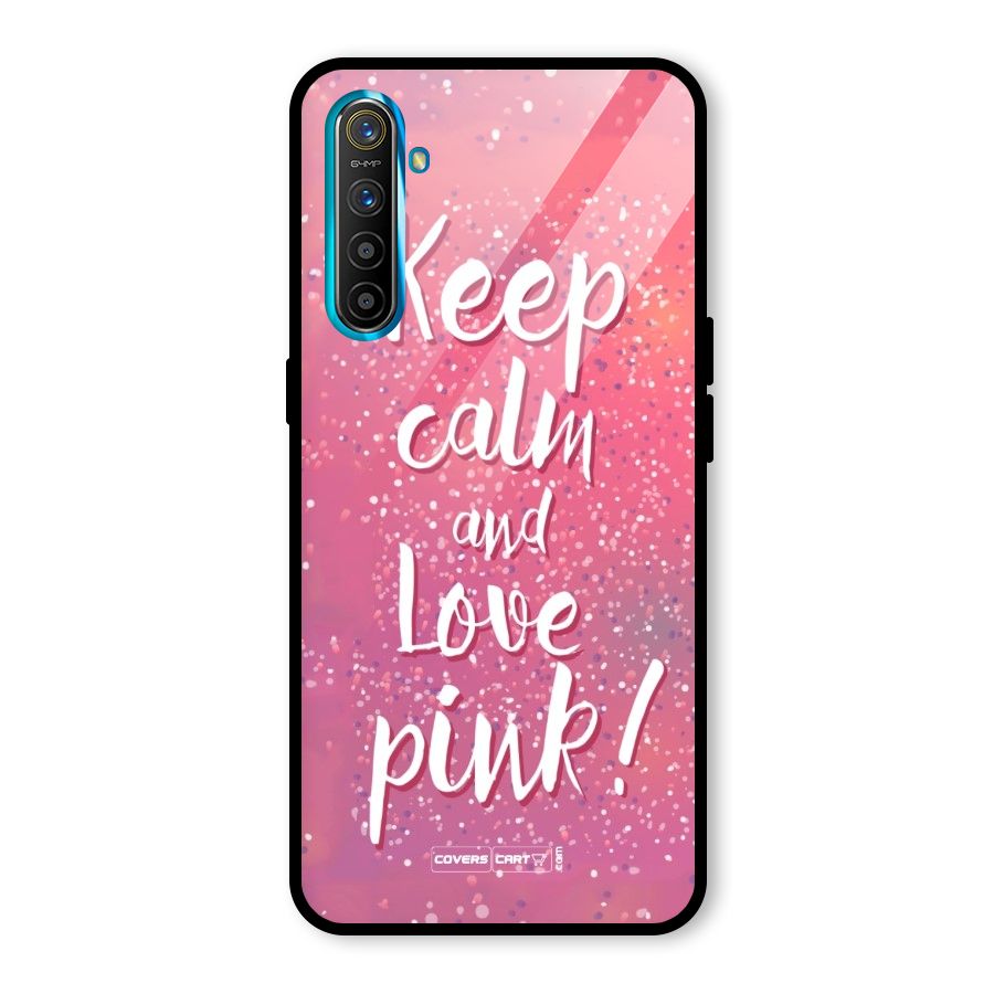 Love Pink Glass Back Case for Realme X2