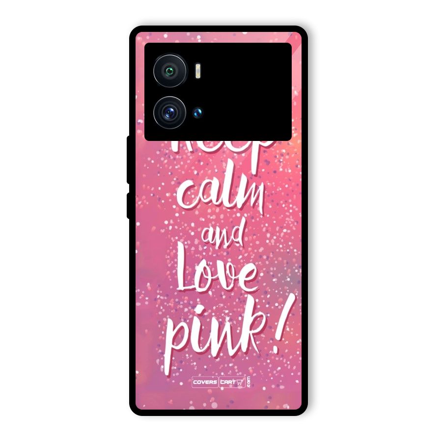 Love Pink Glass Back Case for Vivo iQOO 9 Pro