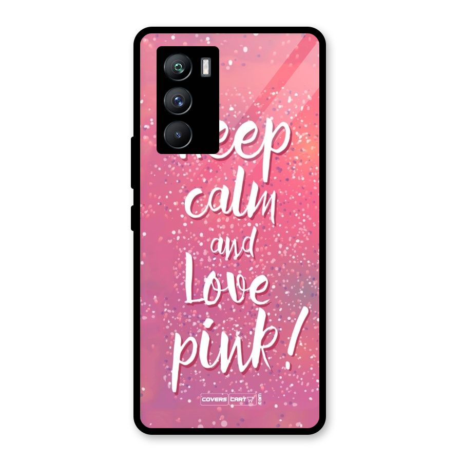 Love Pink Glass Back Case for Vivo iQOO 9 SE