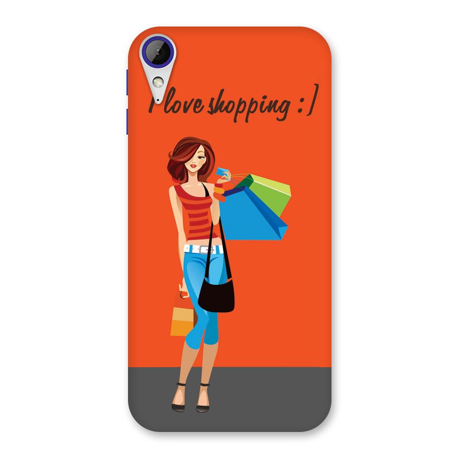 Love Shopping Classy Girl Back Case for Desire 830
