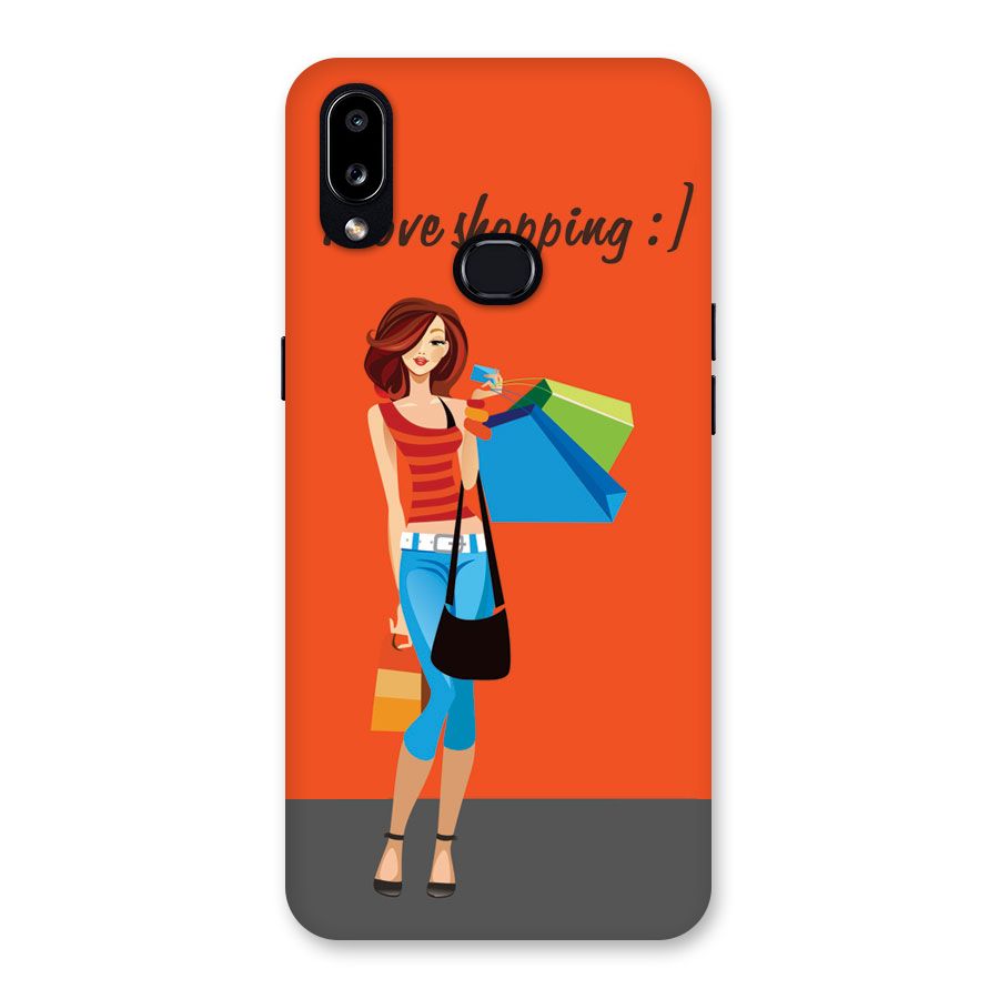 Love Shopping Classy Girl Back Case for Galaxy A10s