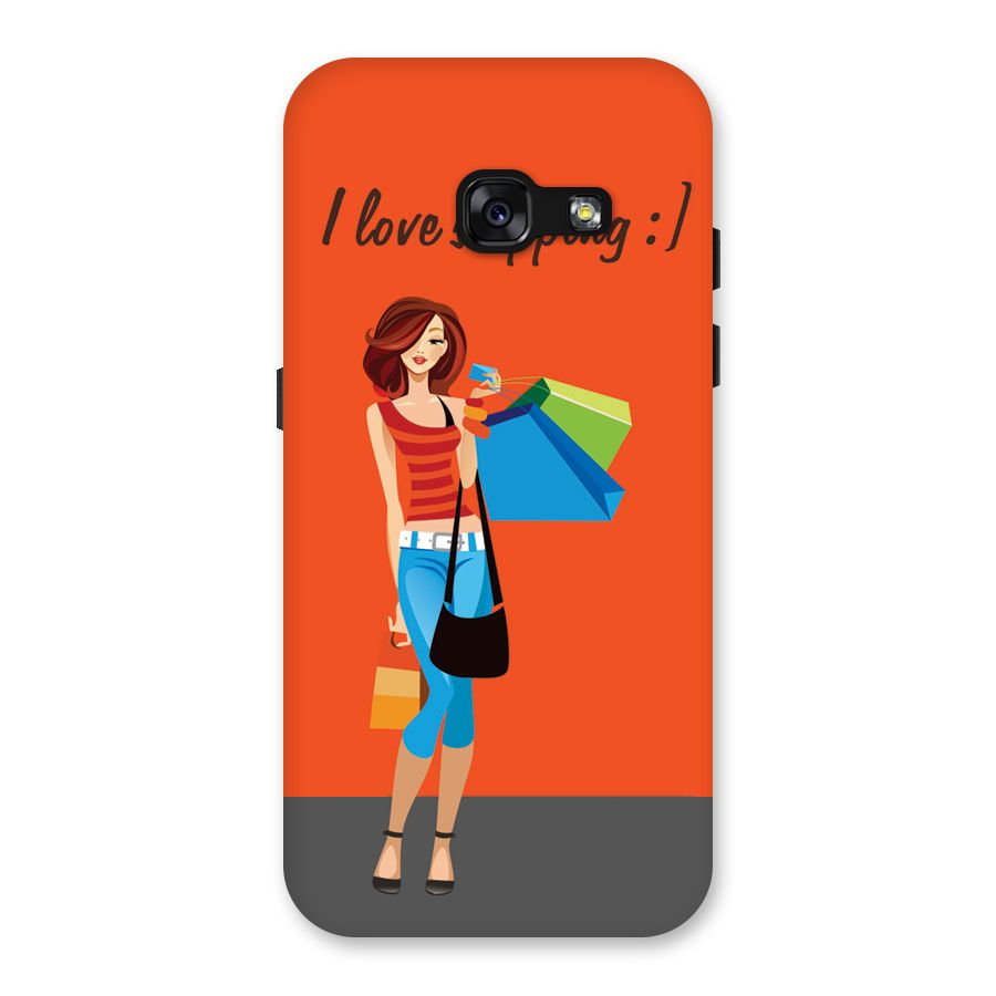 Love Shopping Classy Girl Back Case for Galaxy A3 (2017)