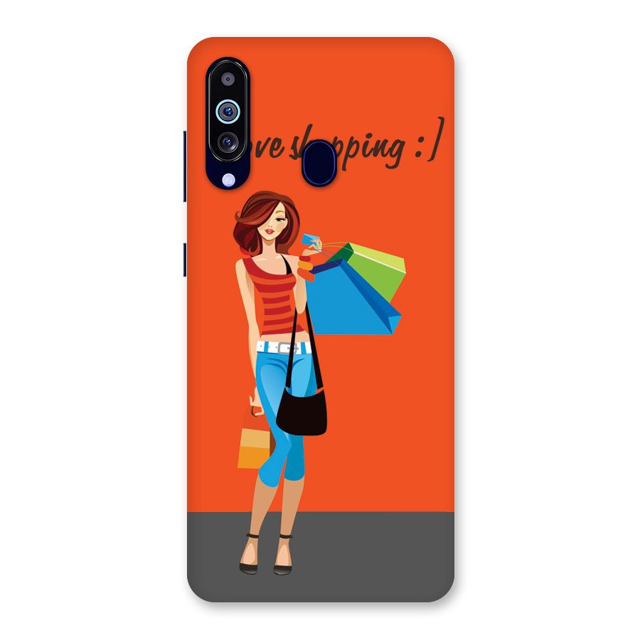 Love Shopping Classy Girl Back Case for Galaxy A60