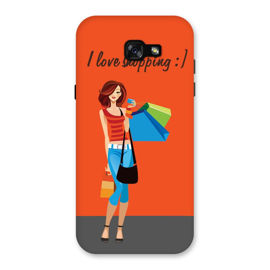Love Shopping Classy Girl Back Case for Galaxy A7 (2017)