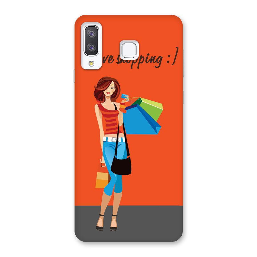 Love Shopping Classy Girl Back Case for Galaxy A8 Star
