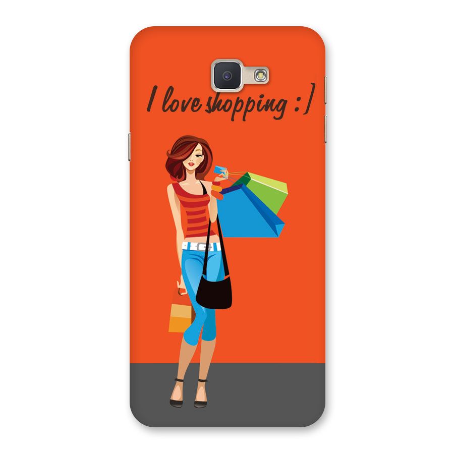 Love Shopping Classy Girl Back Case for Galaxy J5 Prime