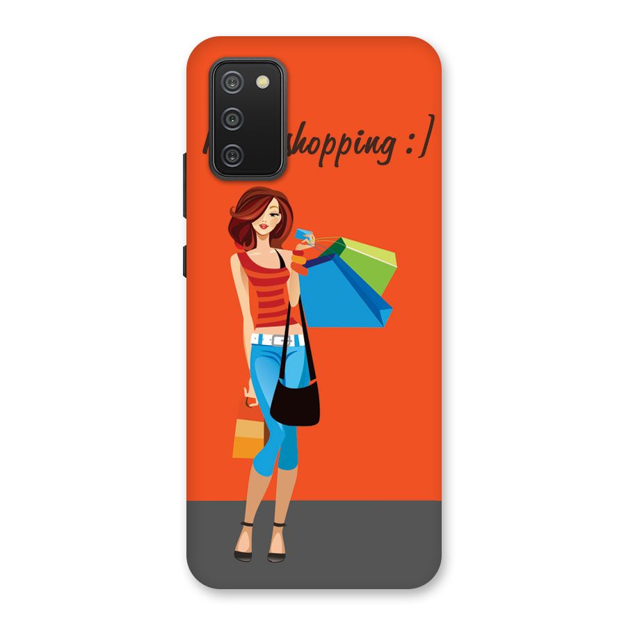 Love Shopping Classy Girl Back Case for Galaxy M02s