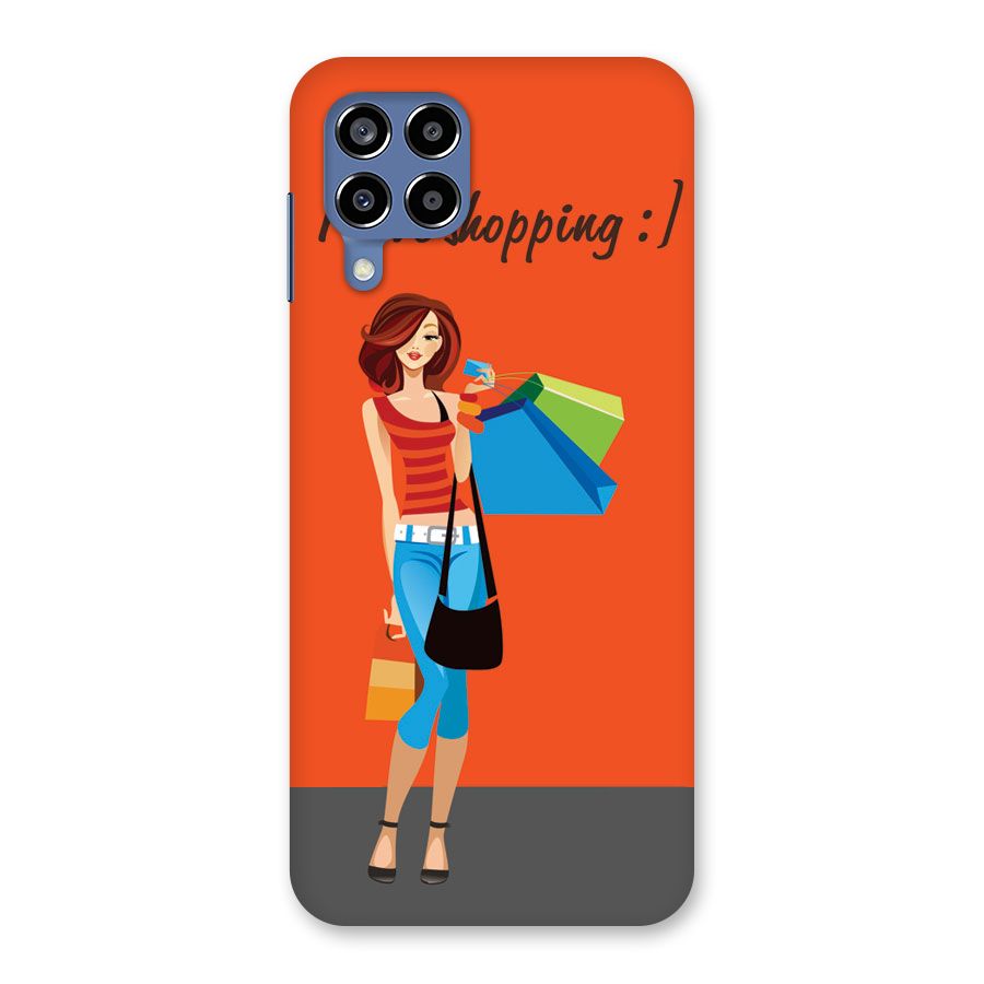 Love Shopping Classy Girl Back Case for Galaxy M53 5G