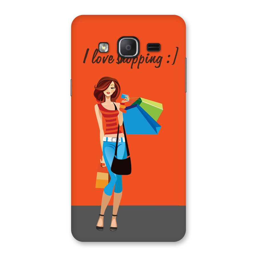 Love Shopping Classy Girl Back Case for Galaxy On7 2015