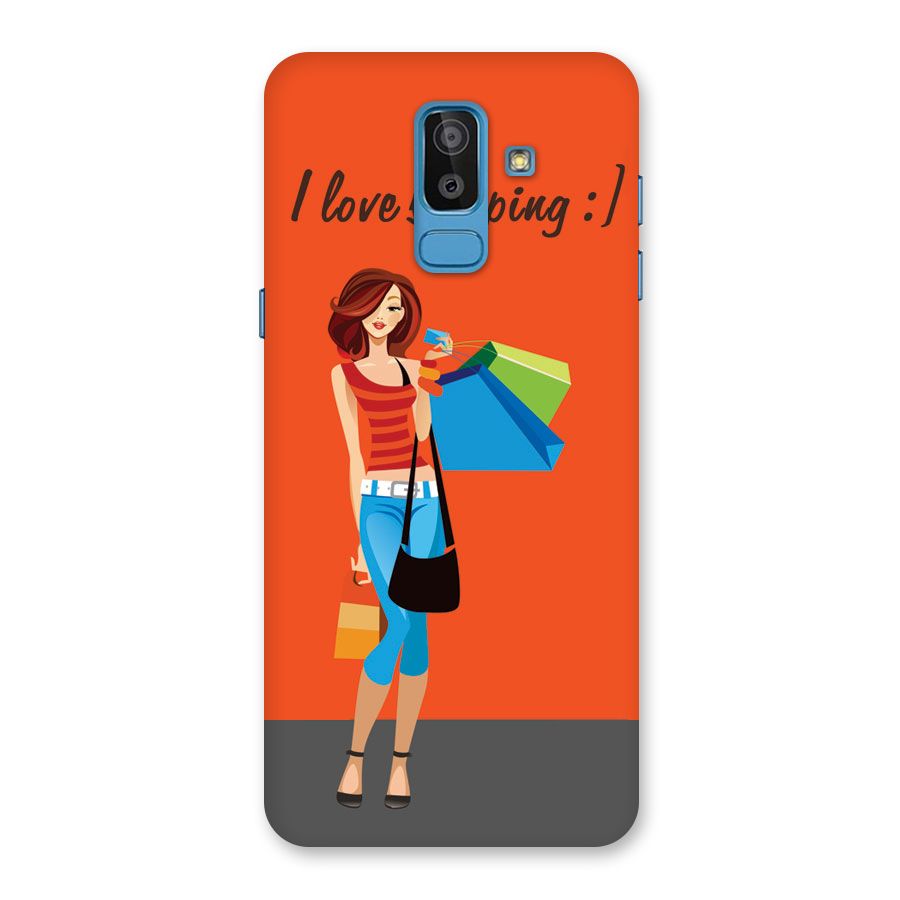Love Shopping Classy Girl Back Case for Galaxy On8 (2018)