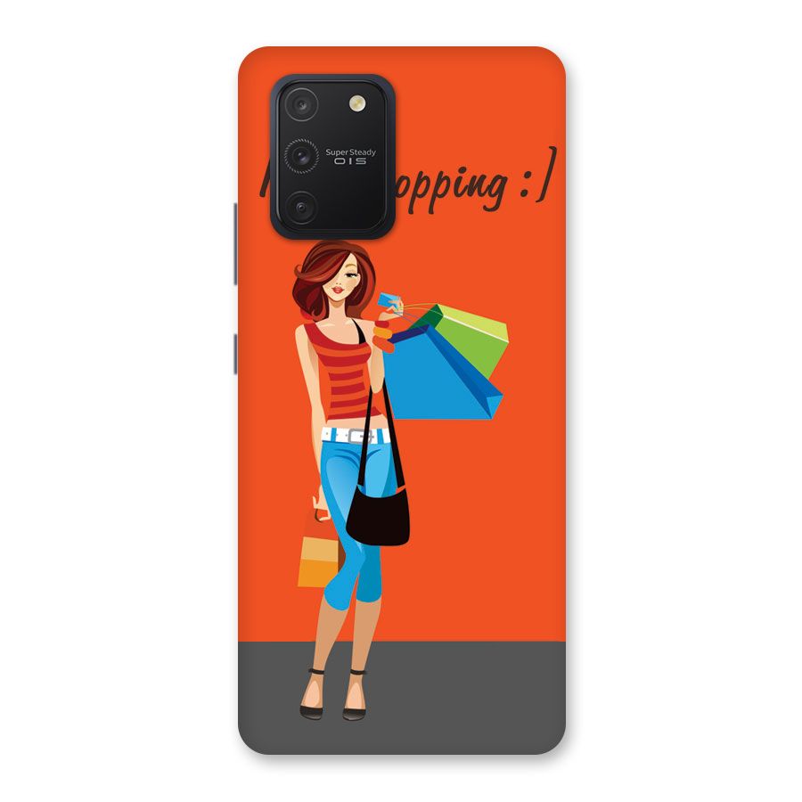 Love Shopping Classy Girl Back Case for Galaxy S10 Lite