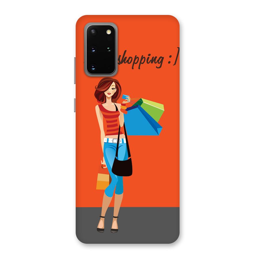 Love Shopping Classy Girl Back Case for Galaxy S20 Plus