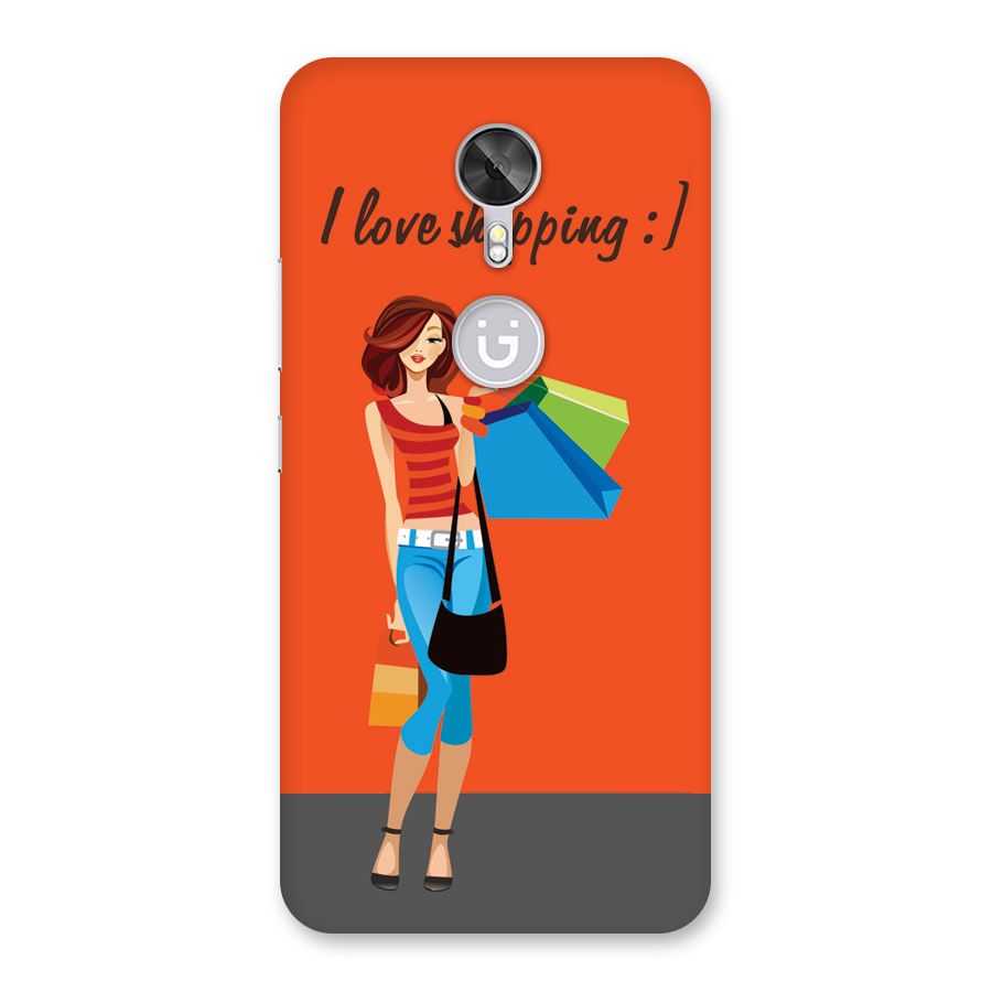 Love Shopping Classy Girl Back Case for Gionee A1