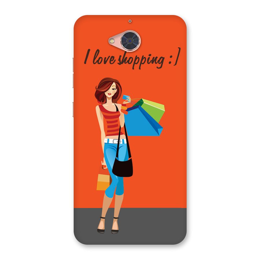 Love Shopping Classy Girl Back Case for Gionee S6 Pro