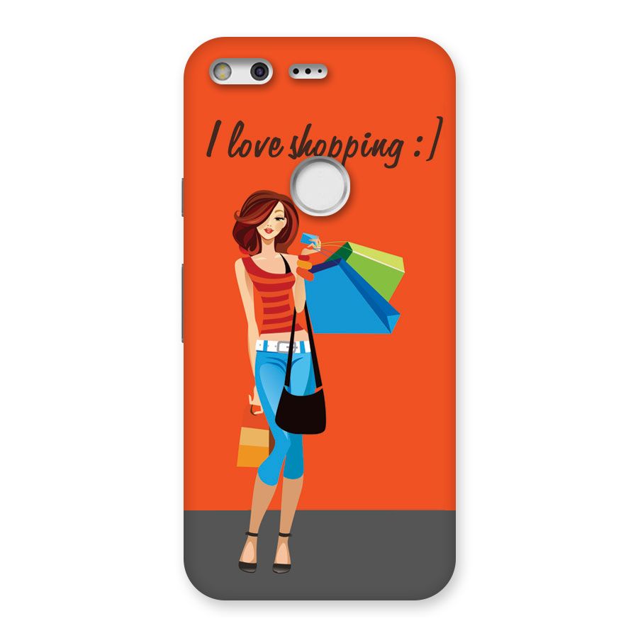 Love Shopping Classy Girl Back Case for Google Pixel