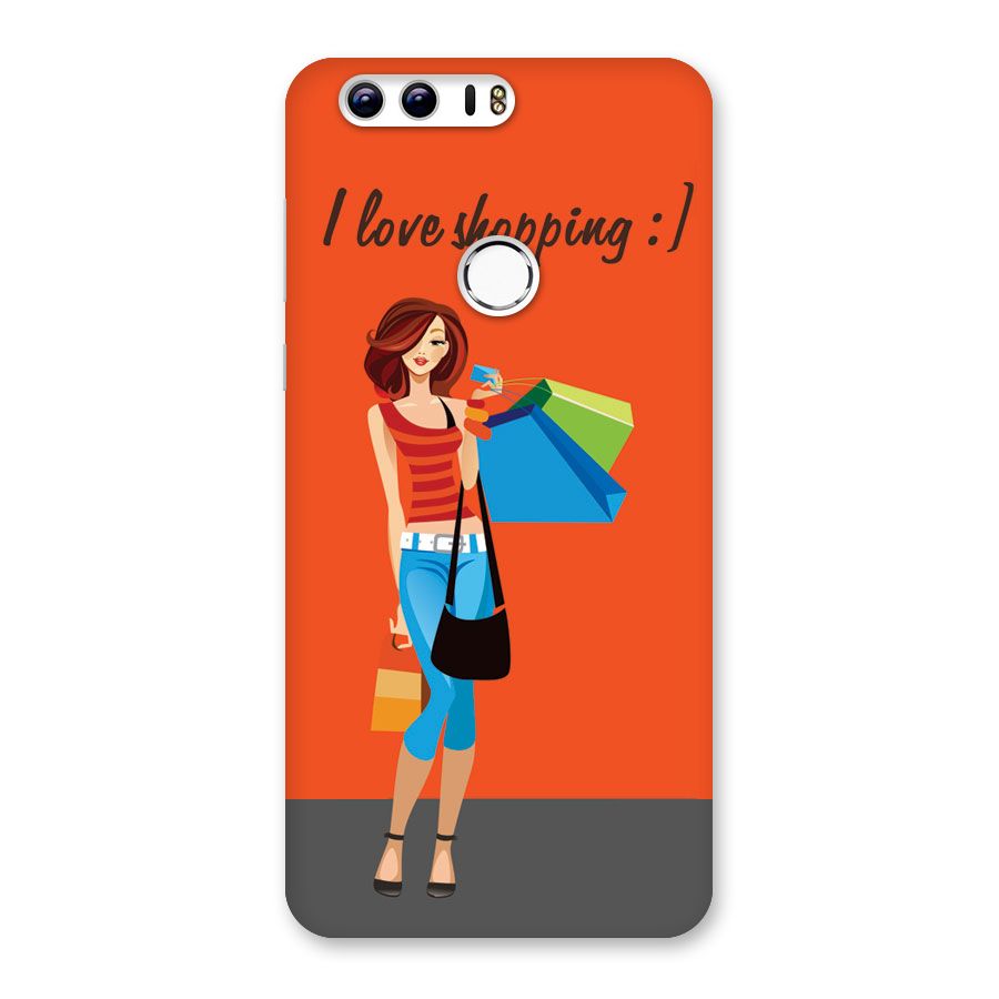 Love Shopping Classy Girl Back Case for Honor 8