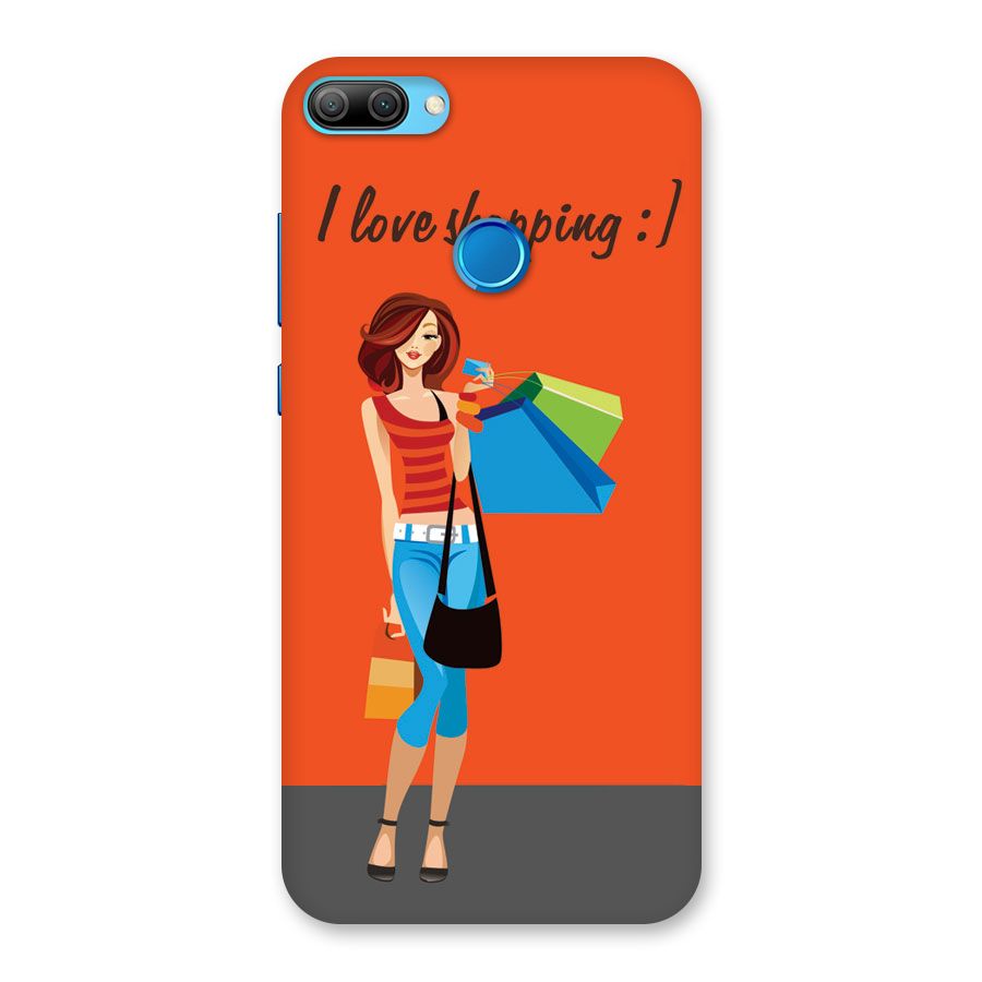 Love Shopping Classy Girl Back Case for Honor 9N