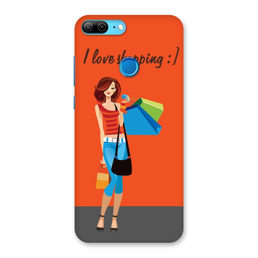 Love Shopping Classy Girl Back Case for Honor 9 Lite
