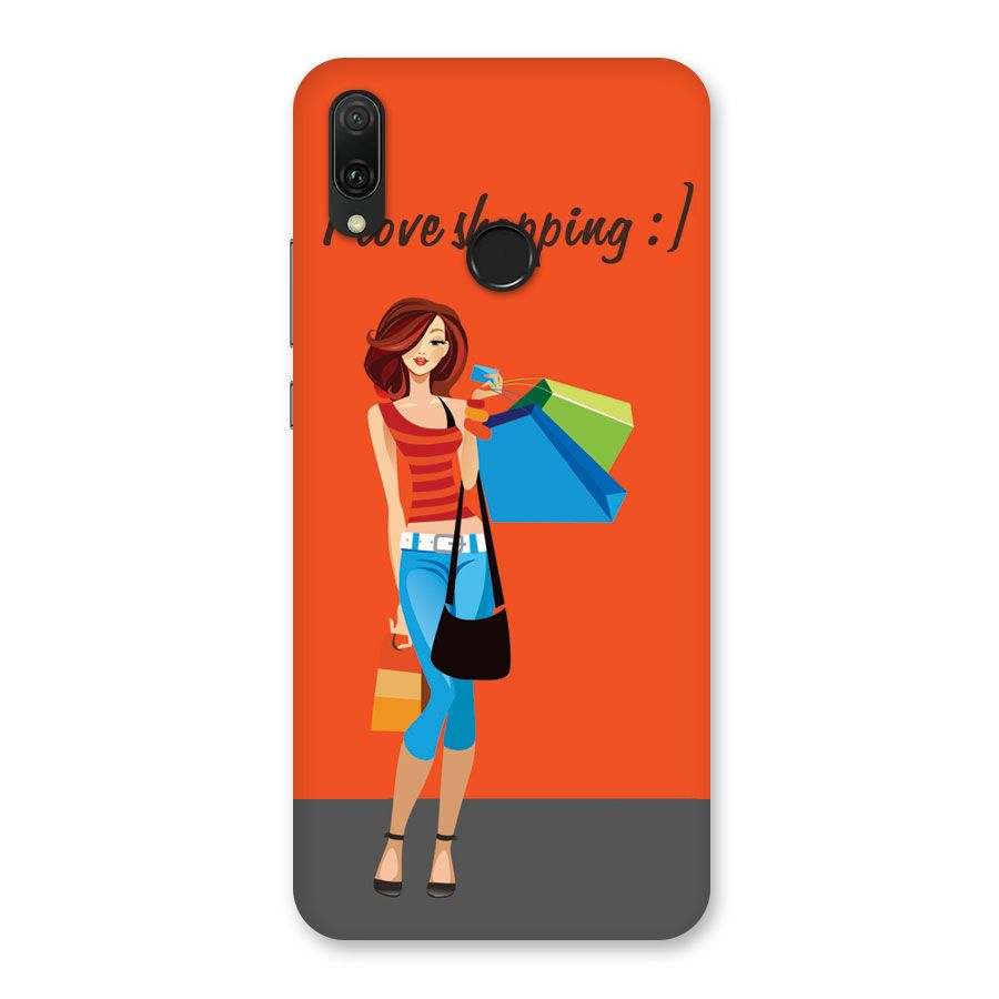 Love Shopping Classy Girl Back Case for Huawei Y9 (2019)