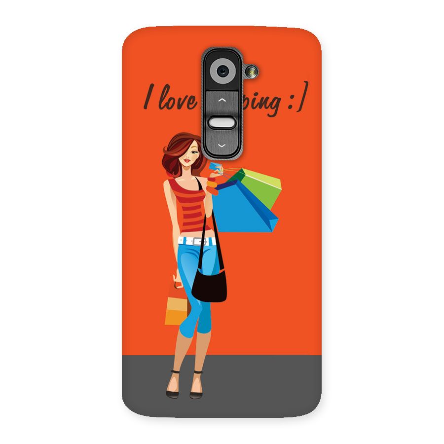 Love Shopping Classy Girl Back Case for LG G2