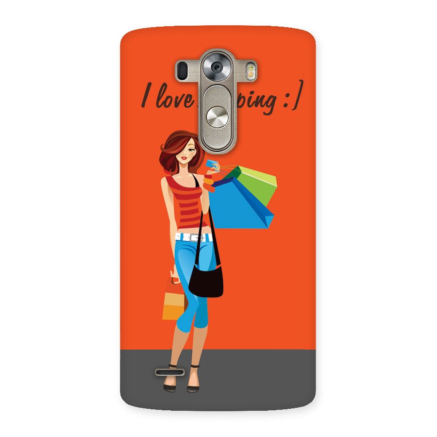 Love Shopping Classy Girl Back Case for LG G3