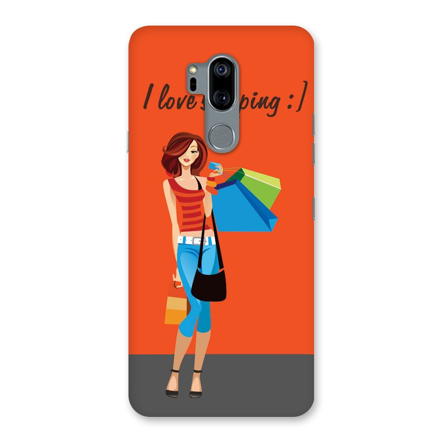 Love Shopping Classy Girl Back Case for LG G7