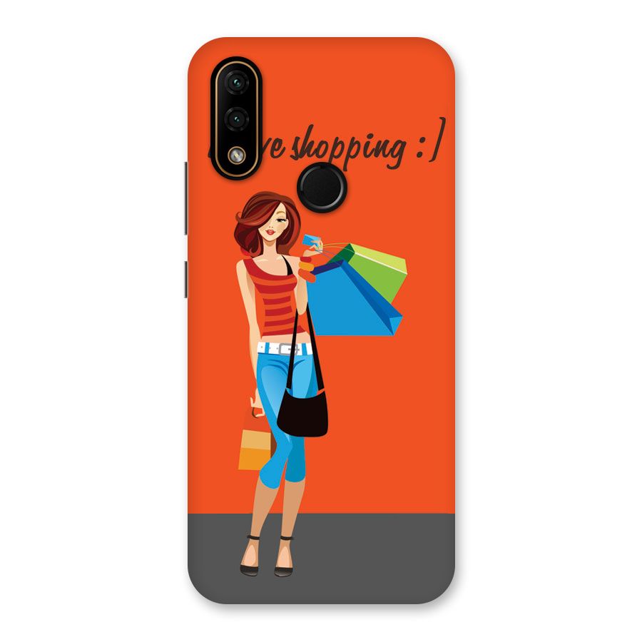 Love Shopping Classy Girl Back Case for Lenovo A6 Note
