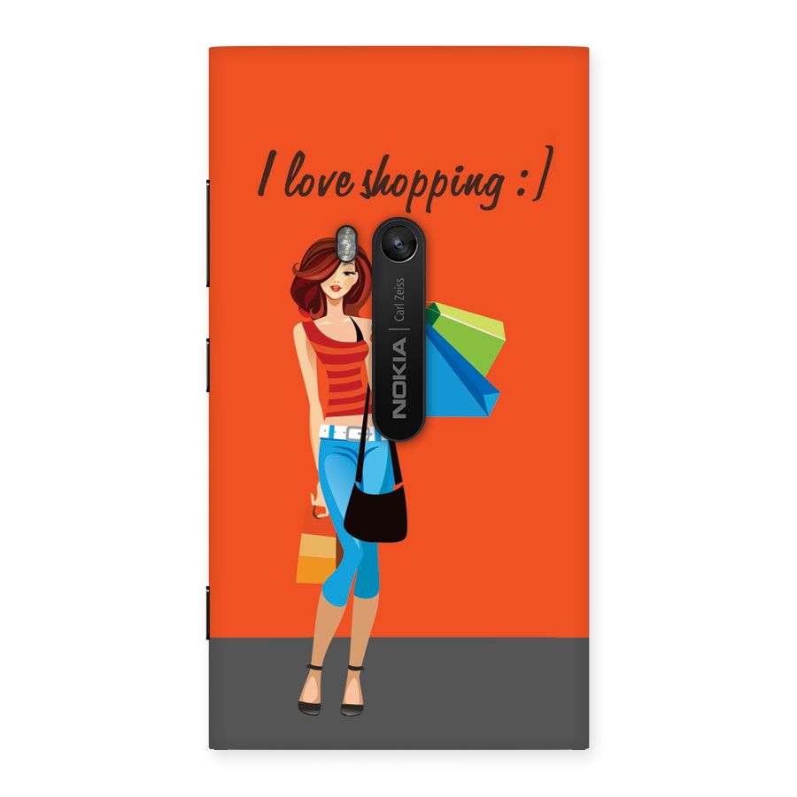 Love Shopping Classy Girl Back Case for Lumia 920
