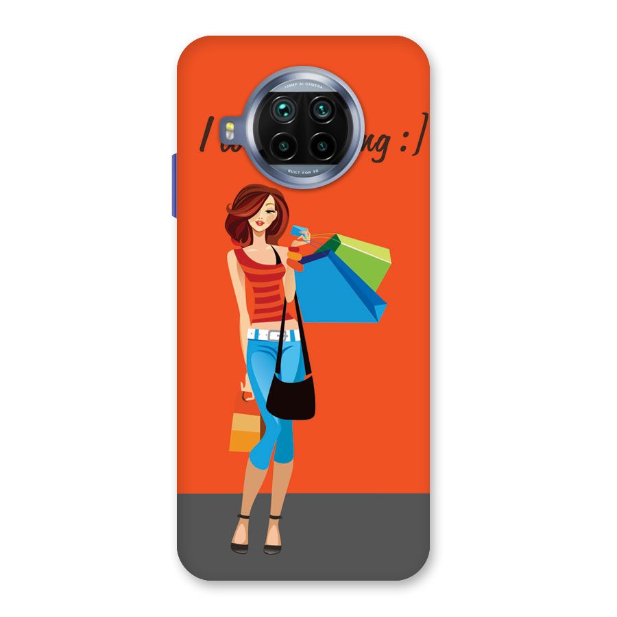 Love Shopping Classy Girl Back Case for Mi 10i