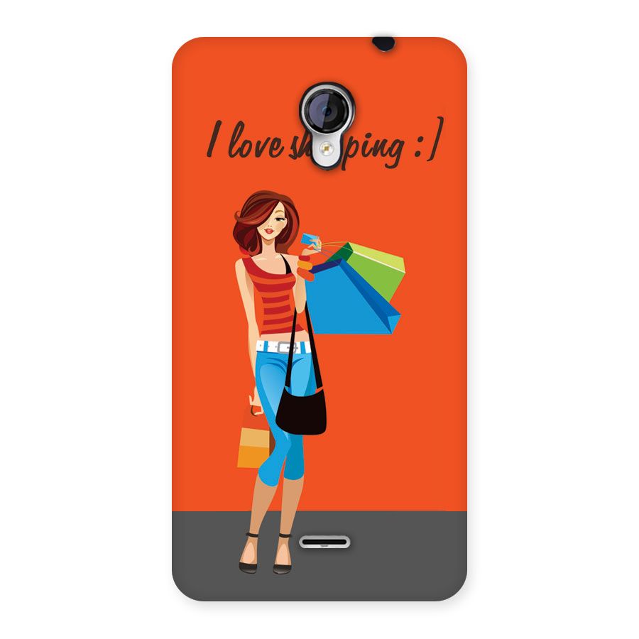 Love Shopping Classy Girl Back Case for Micromax Unite 2 A106