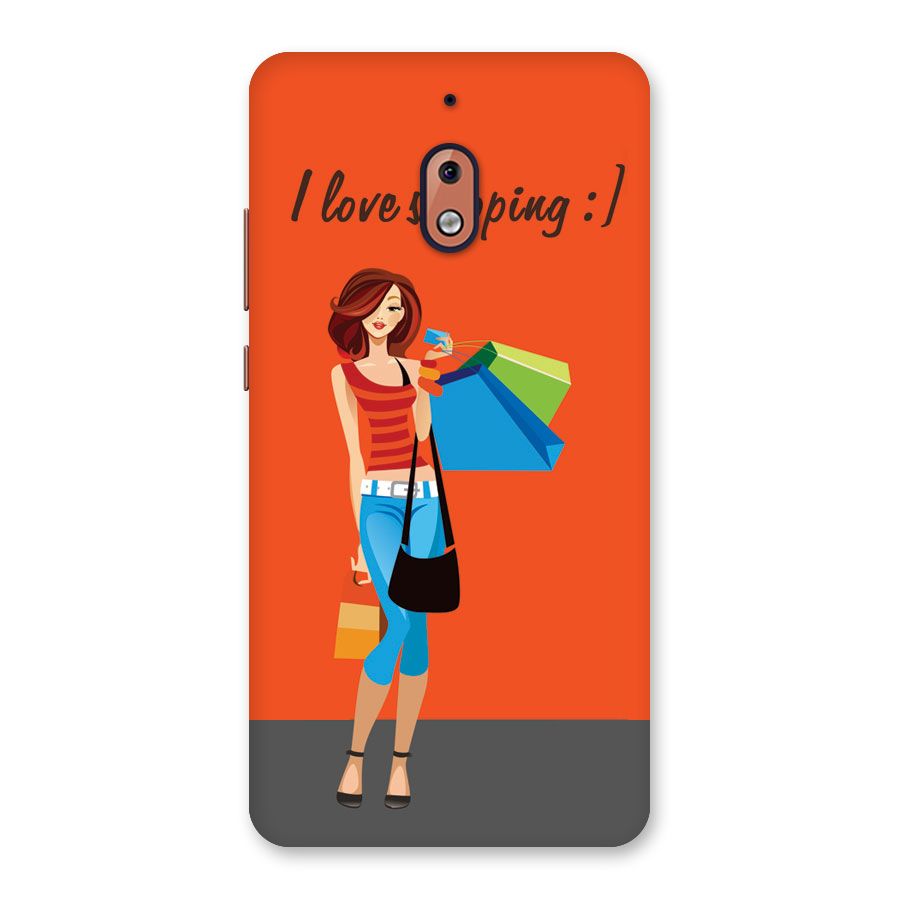 Love Shopping Classy Girl Back Case for Nokia 2.1