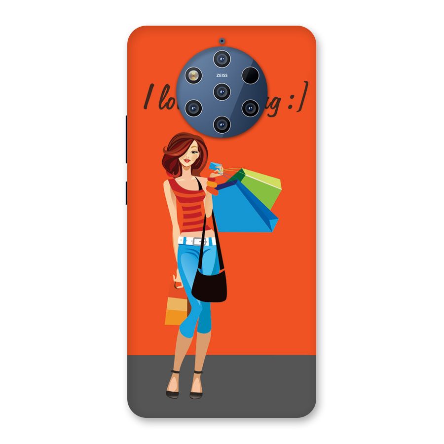Love Shopping Classy Girl Back Case for Nokia 9 PureView