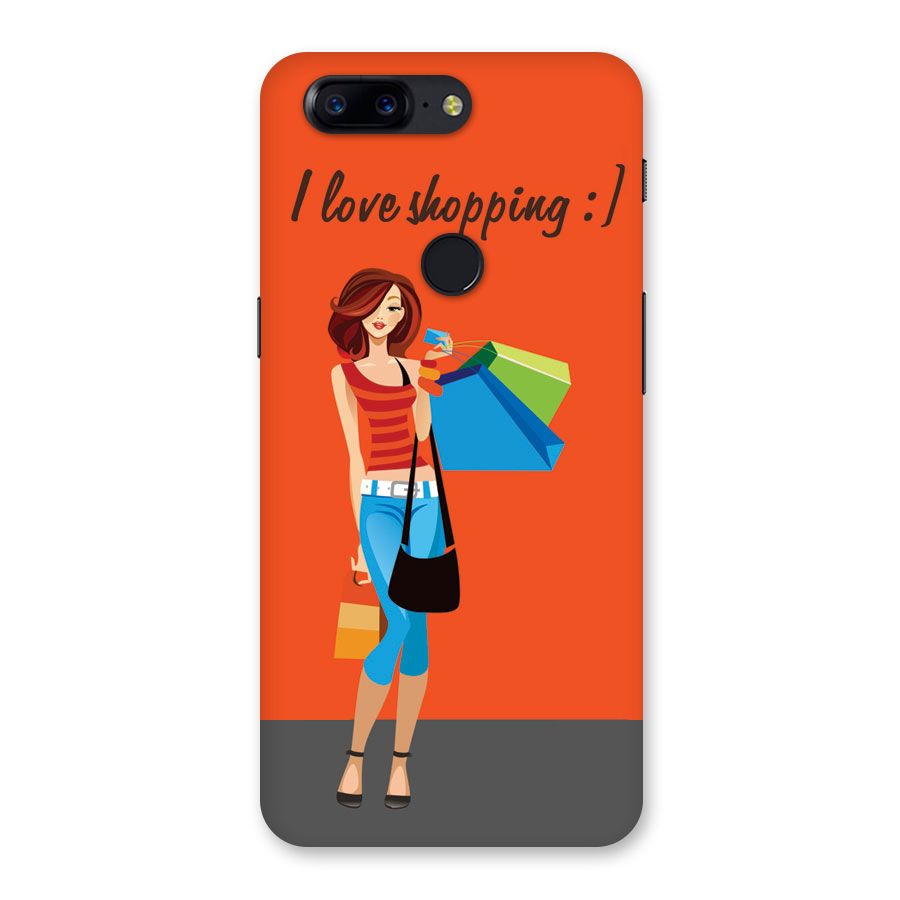 Love Shopping Classy Girl Back Case for OnePlus 5T
