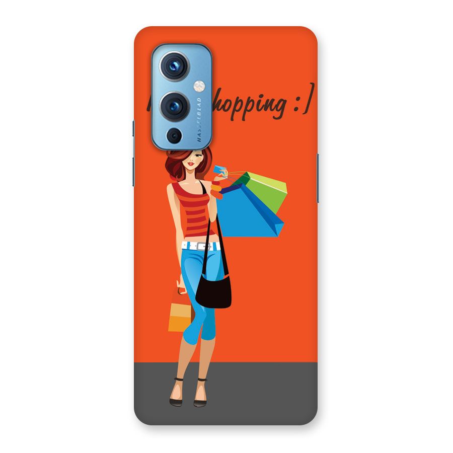 Love Shopping Classy Girl Back Case for OnePlus 9