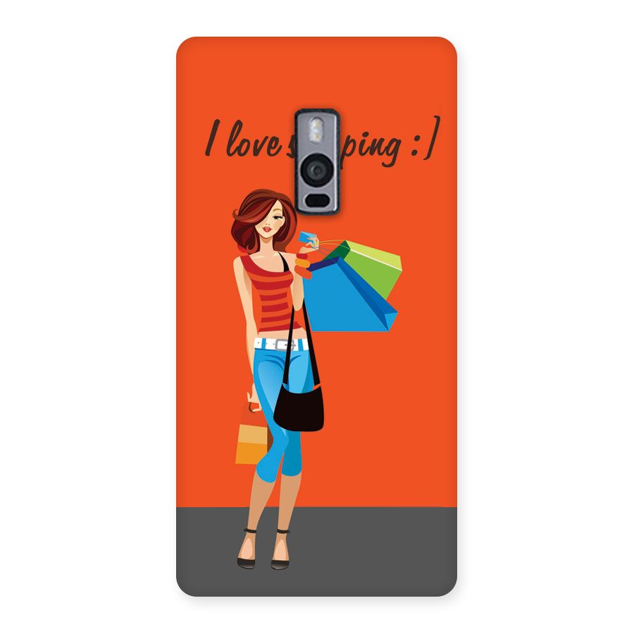 Love Shopping Classy Girl Back Case for OnePlus Two