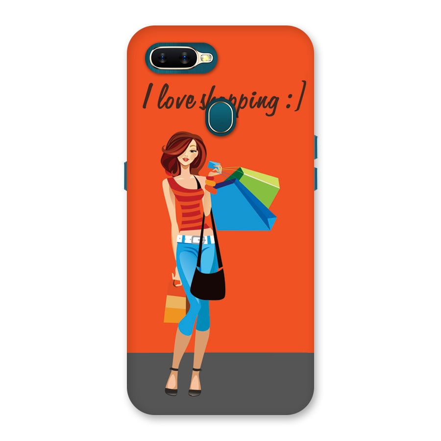 Love Shopping Classy Girl Back Case for Oppo A11k