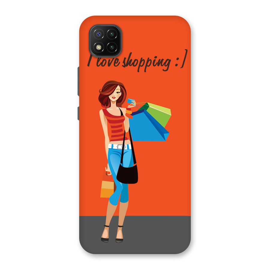 Love Shopping Classy Girl Back Case for Poco C3