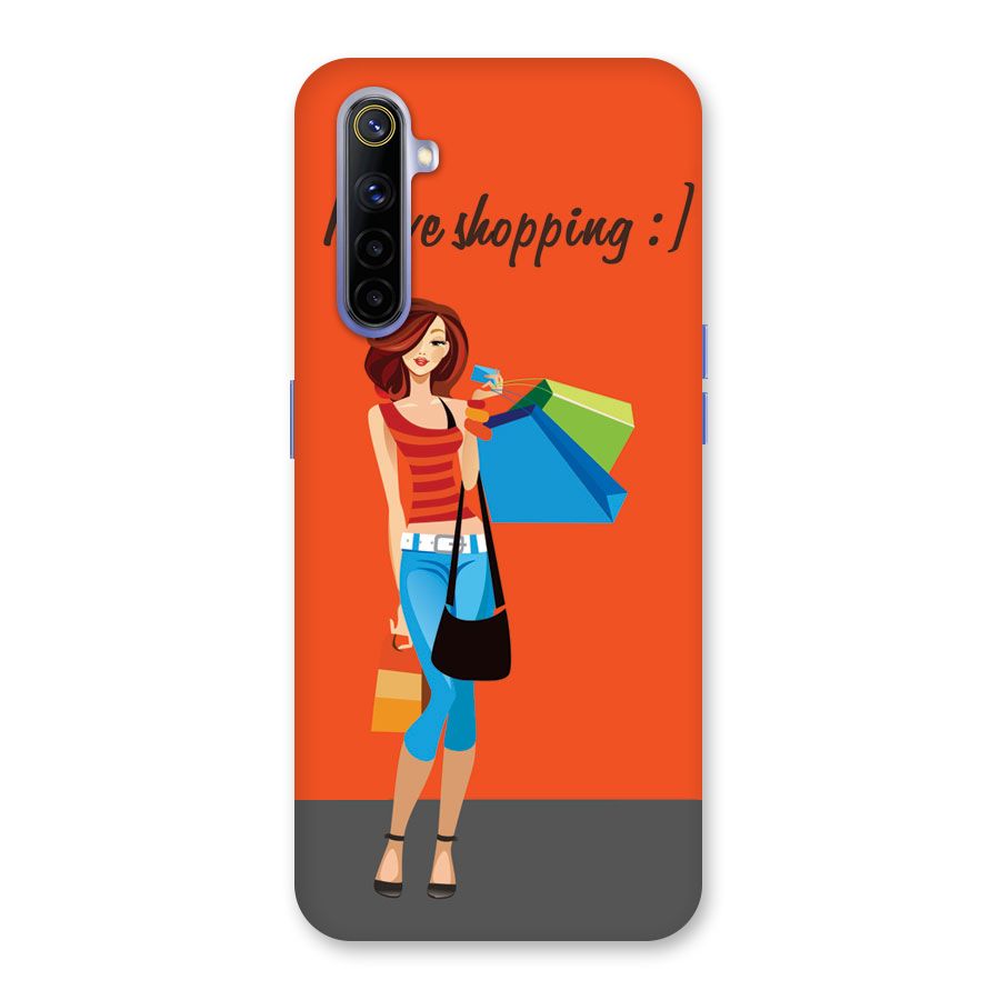 Love Shopping Classy Girl Back Case for Realme 6i