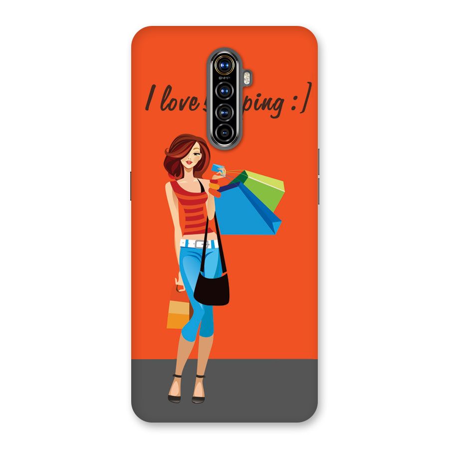 Love Shopping Classy Girl Back Case for Realme X2 Pro