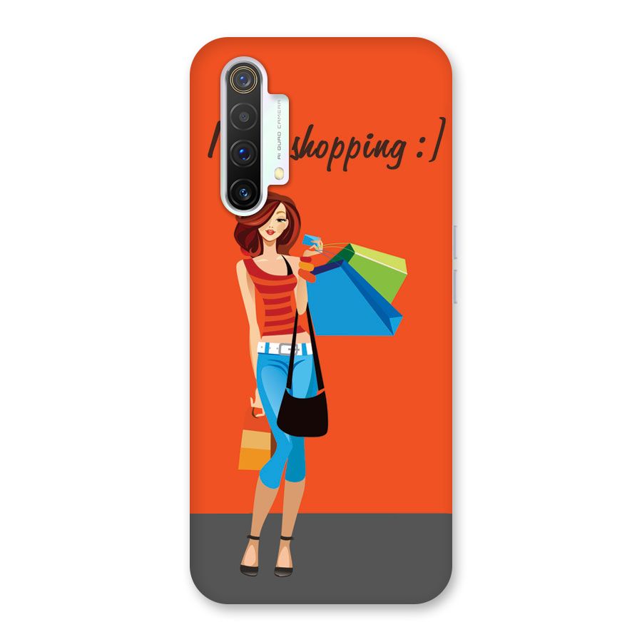 Love Shopping Classy Girl Back Case for Realme X3