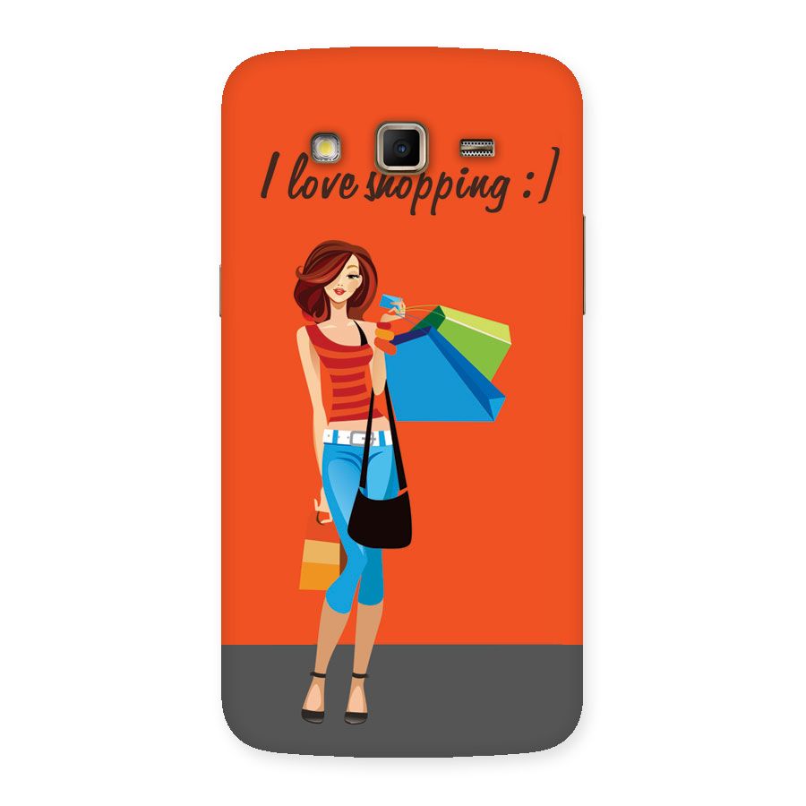 Love Shopping Classy Girl Back Case for Samsung Galaxy Grand 2